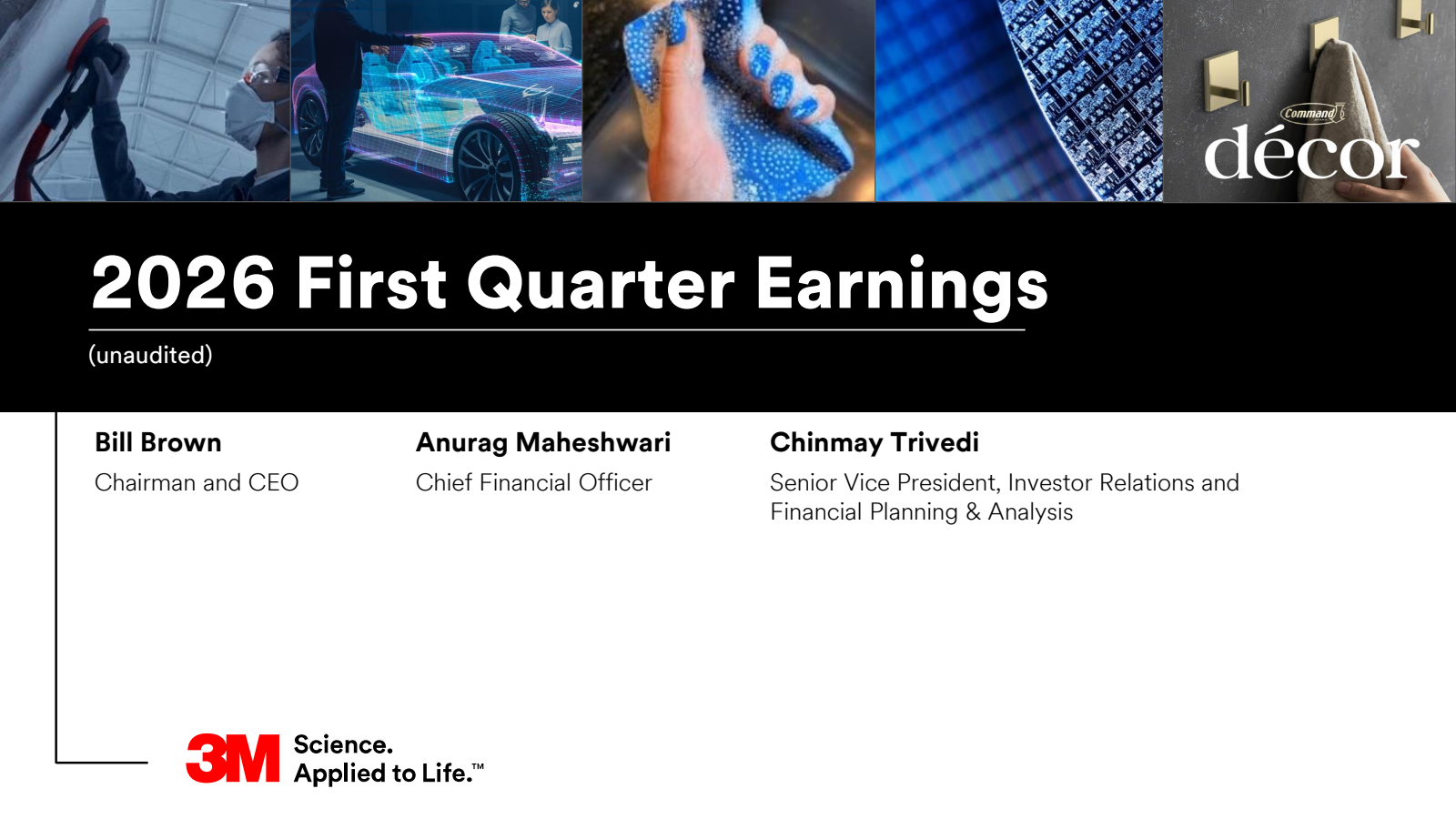 3M's Q1 2026 Slide Deck