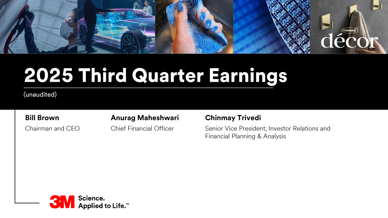 3M's Q3 2025 Slide Deck