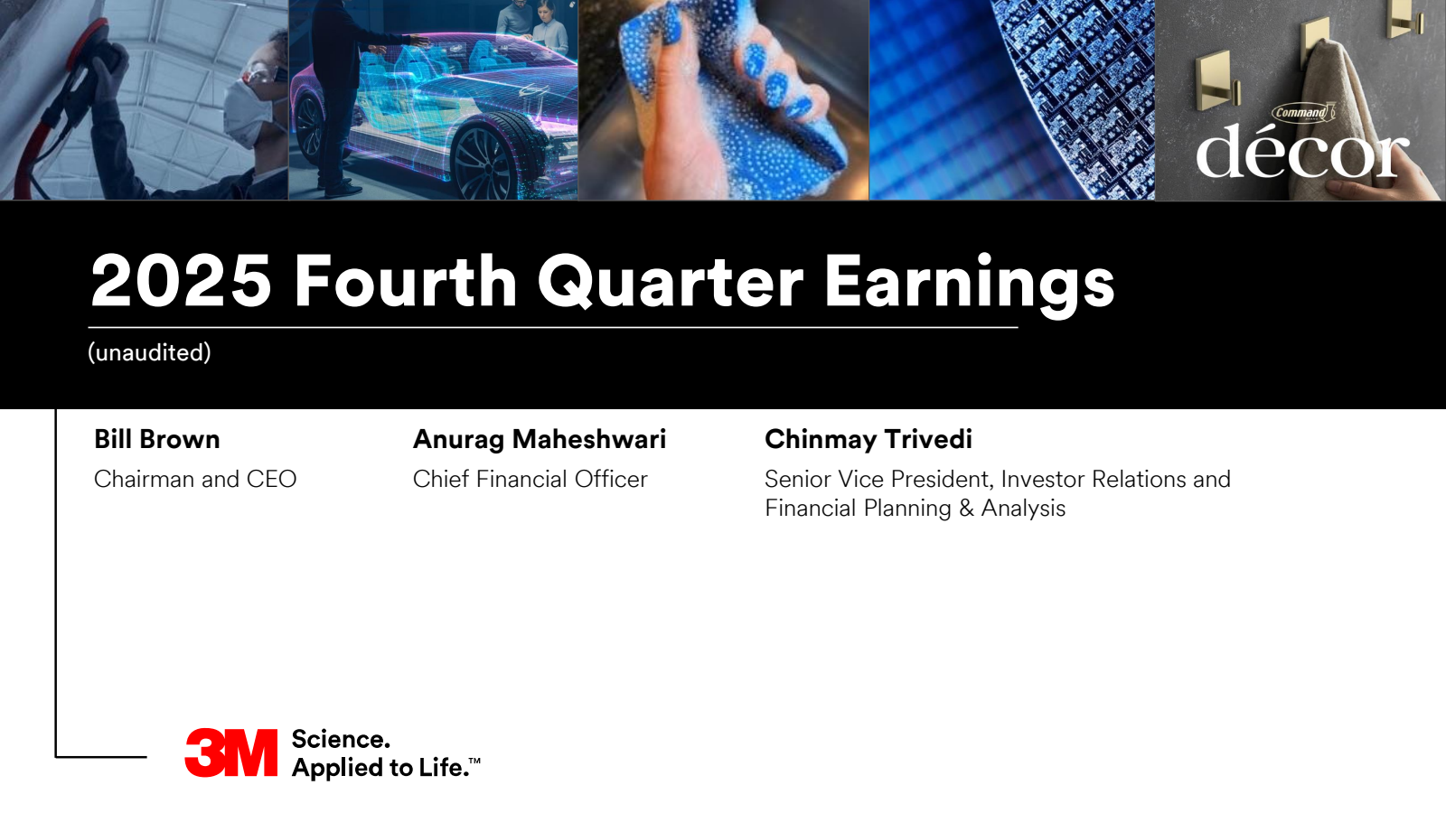 3M's Q4 2025 Slide Deck