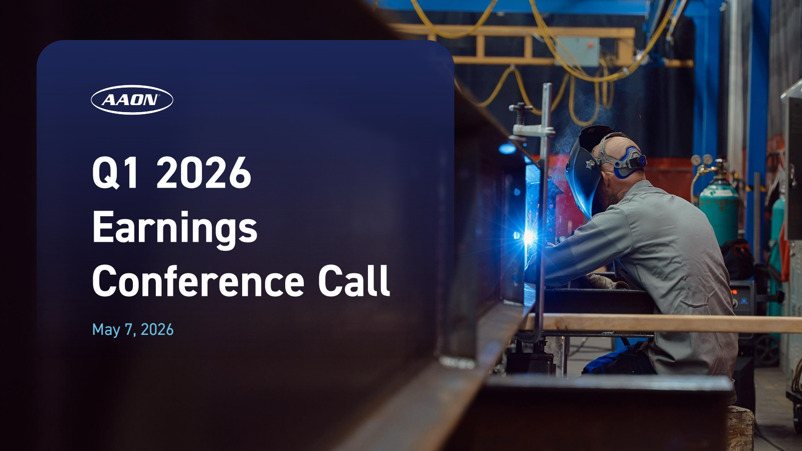 AAON's Q1 2026 Slide Deck