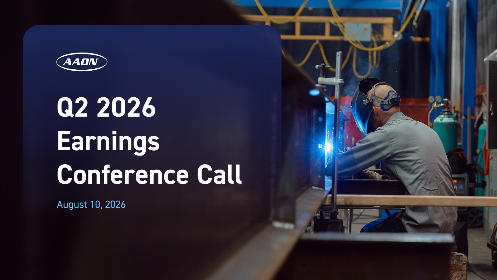 AAON's Q2 2026 Slide Deck
