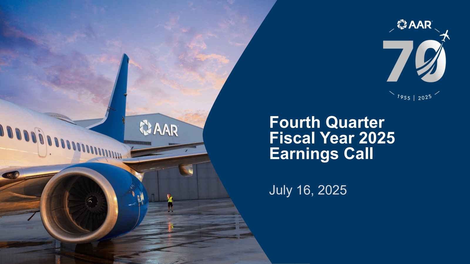 AAR's Q4 2025 Slide Deck