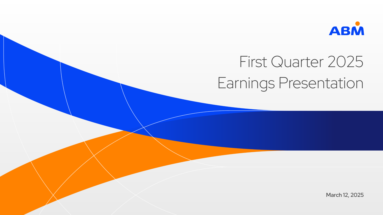 ABM Industries' Q1 2025 Slide Deck