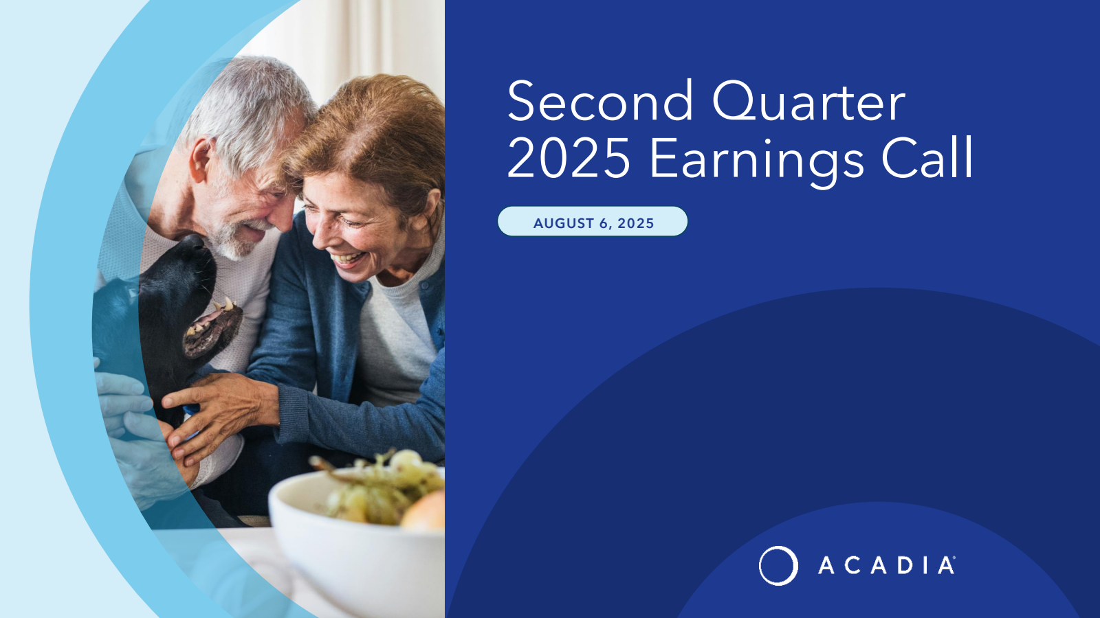 ACADIA Pharmaceuticals' Q2 2025 Slide Deck