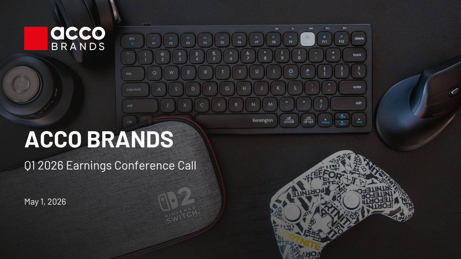 Acco Brands' Q1 2026 Slide Deck