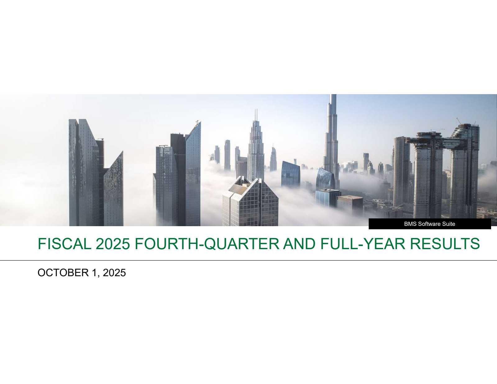 Acuity's Q4 2025 Slide Deck