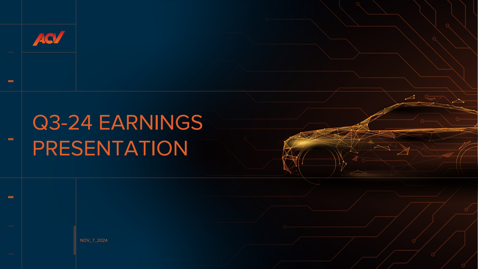 ACV Auctions' Q3 2024 Slide Deck