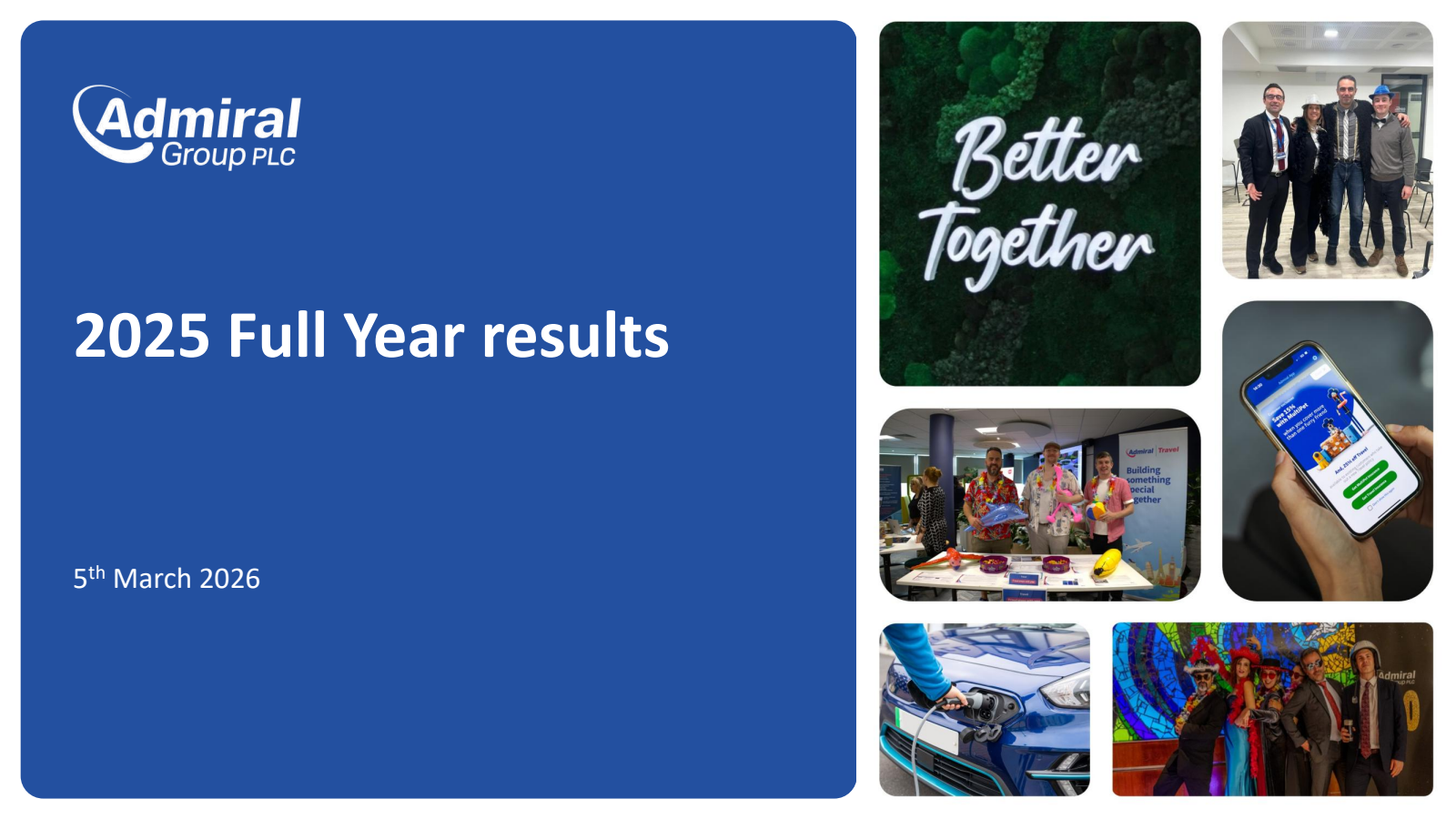 Admiral Group's H2 2025 Slide Deck