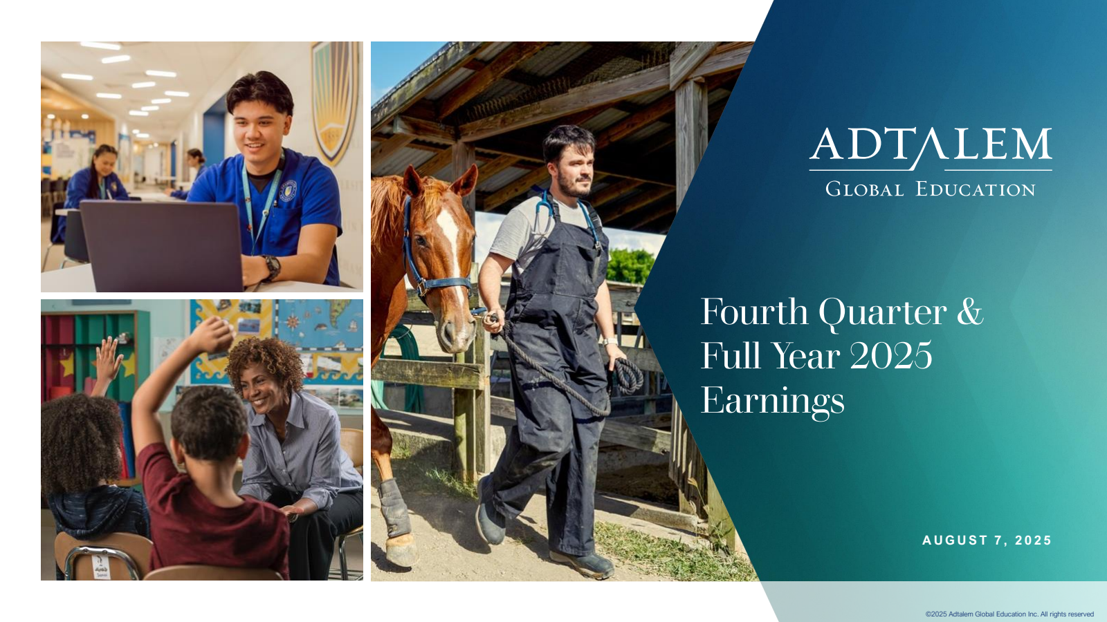 Adtalem Global Education's Q4 2025 Slide Deck