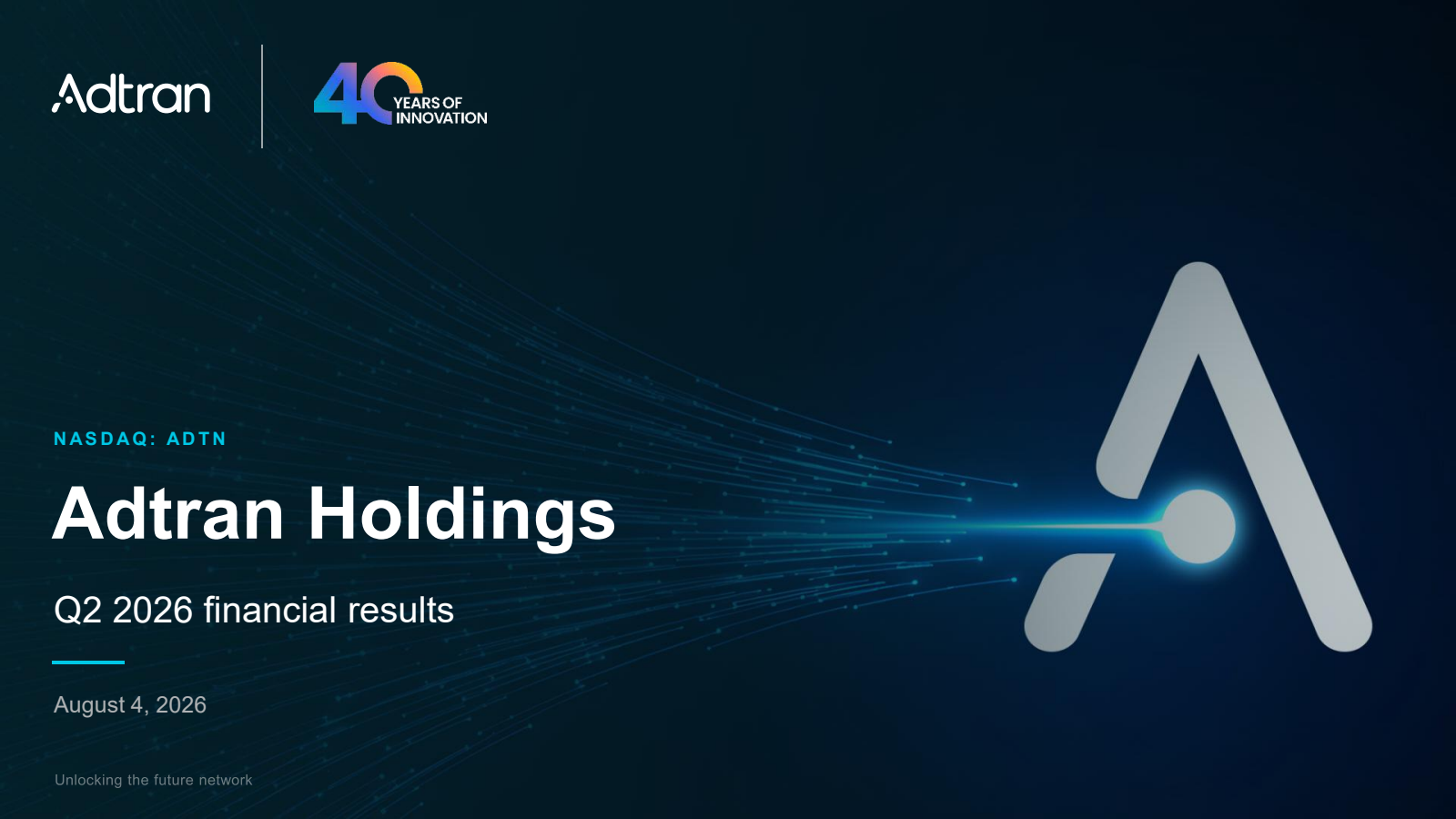 ADTRAN's Q2 2026 Slide Deck