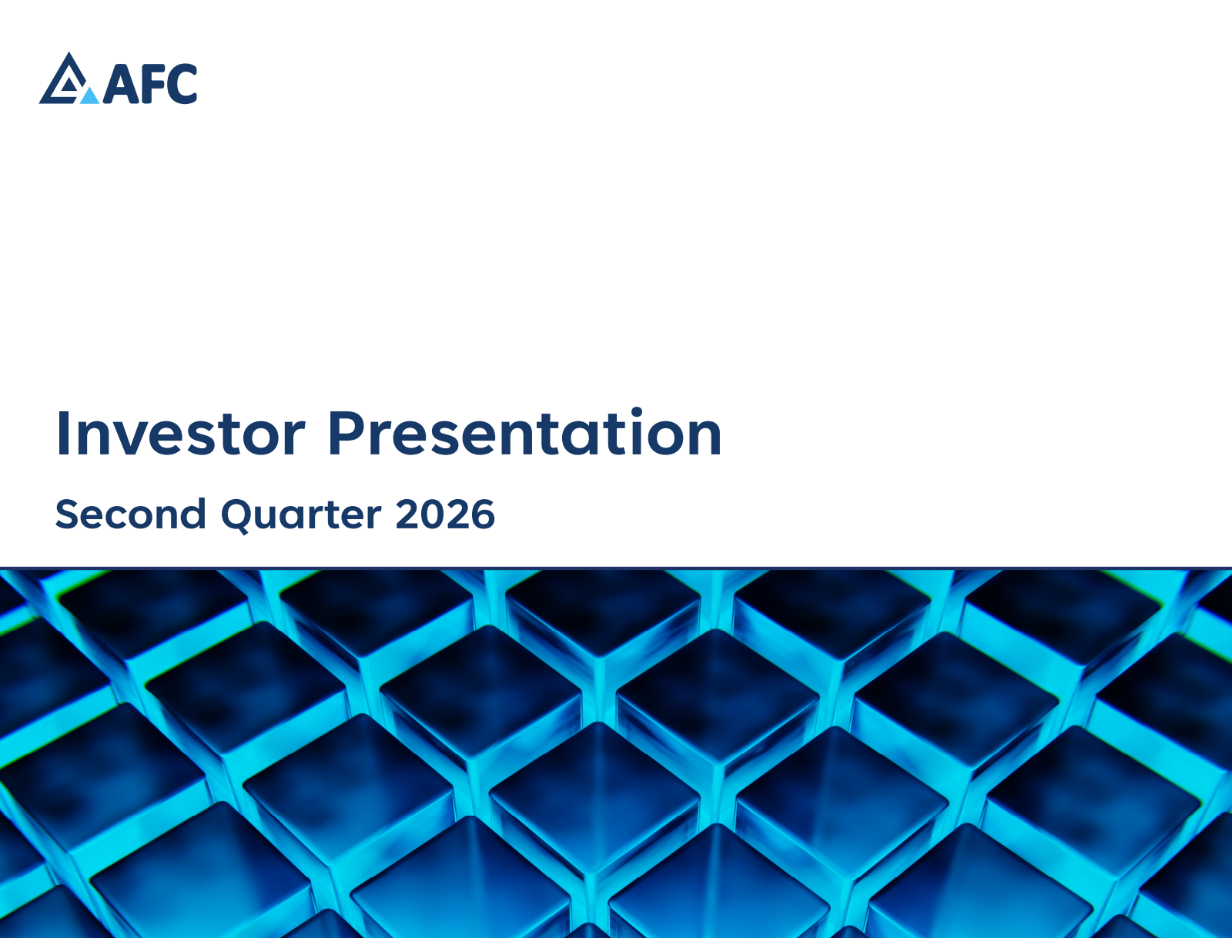 AFC Gamma's Q2 2026 Slide Deck