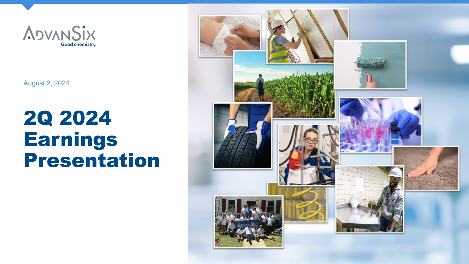AdvanSix's Q2 2024 Slide Deck