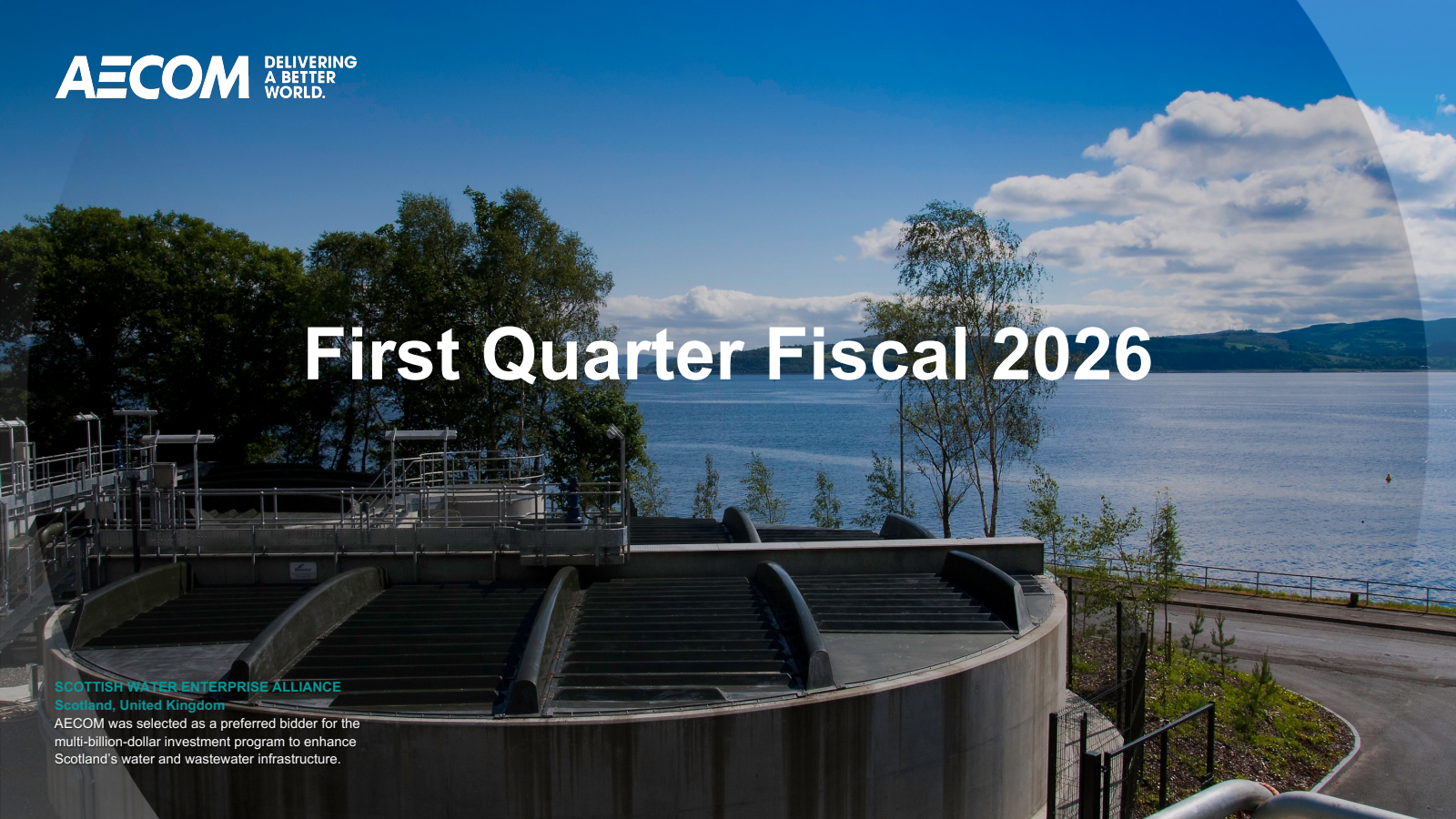 AECOM's Q1 2026 Slide Deck