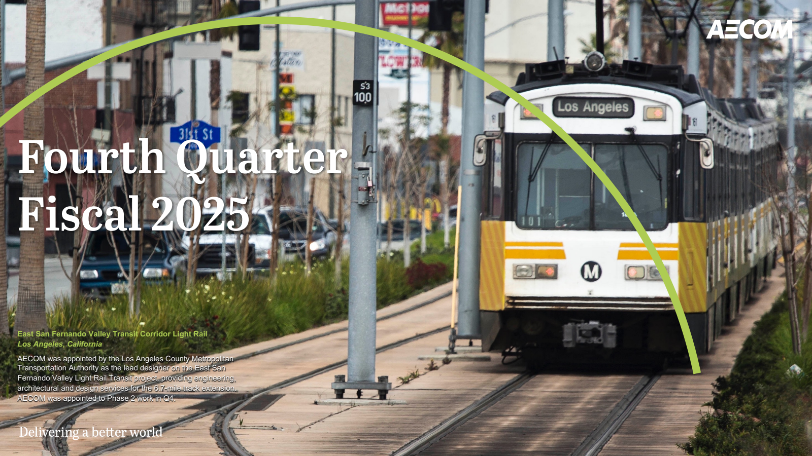 AECOM's Q4 2025 Slide Deck
