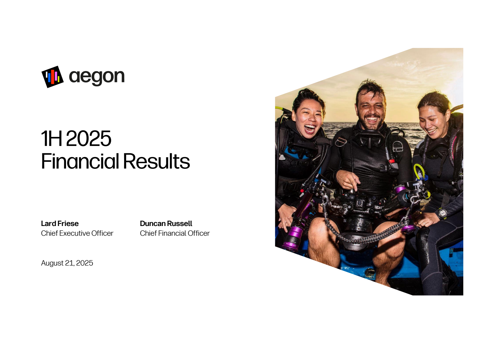 Aegon's H1 2025 Slide Deck