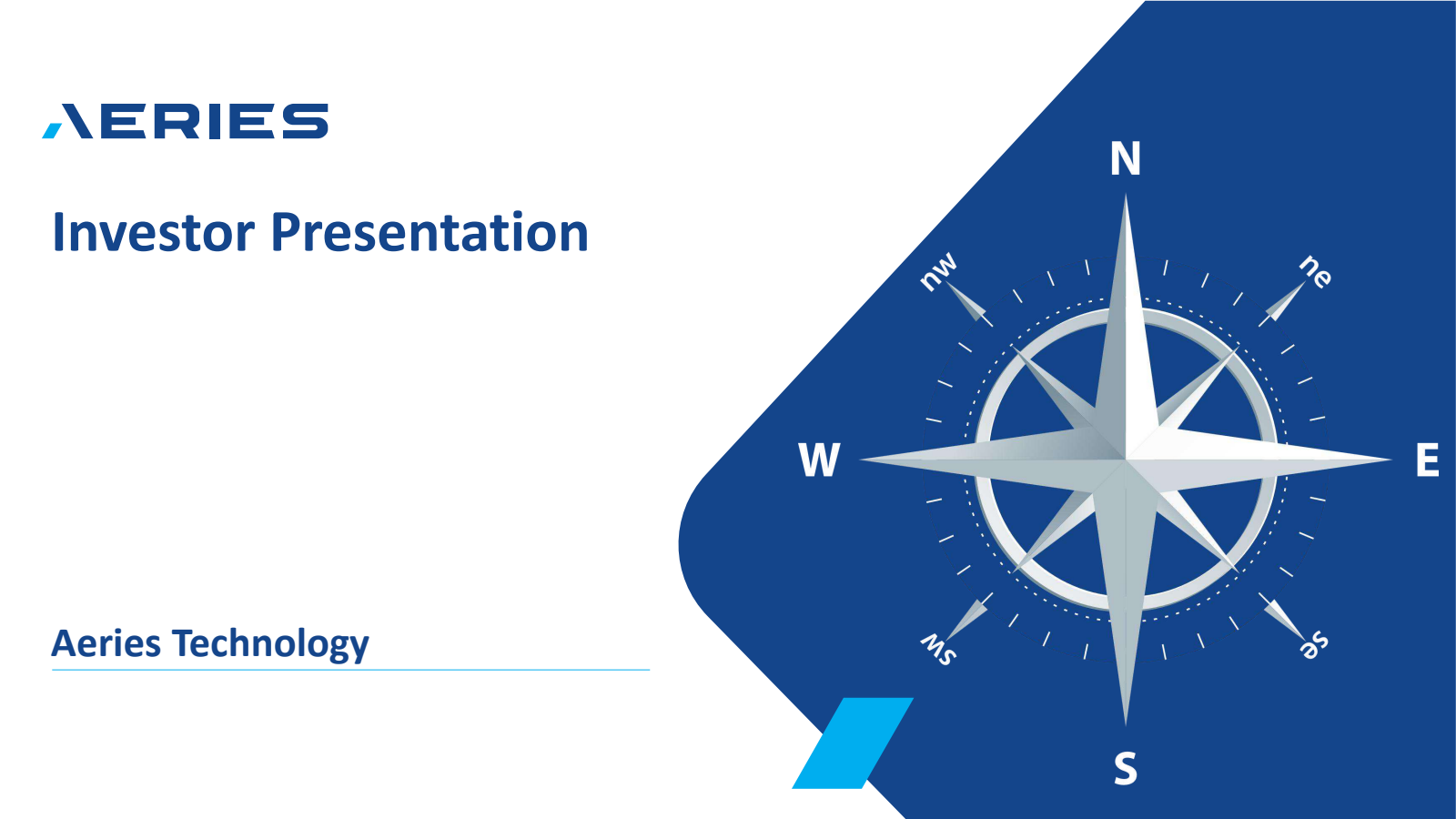 Aeries Technology's Q3 2026 Slide Deck