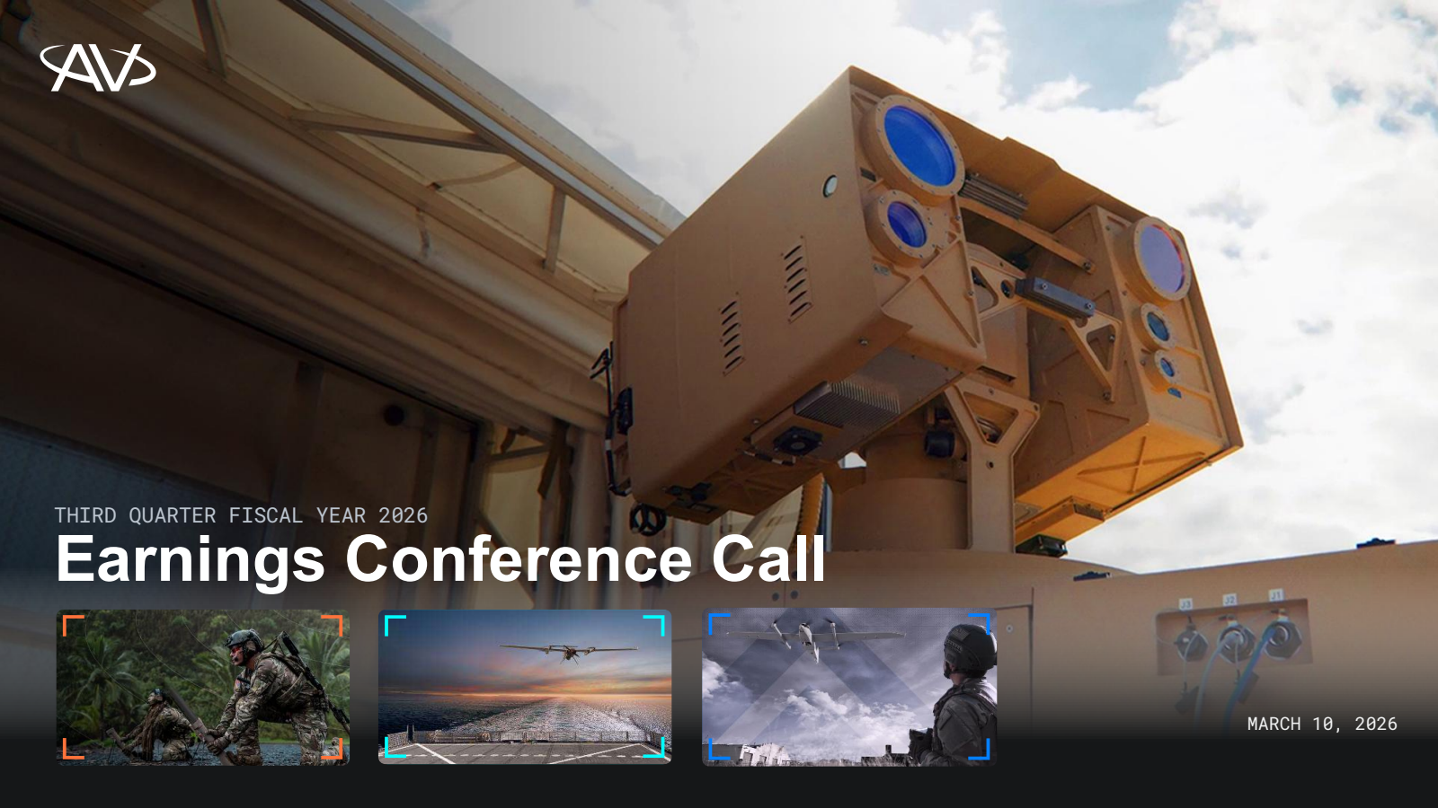 AeroVironment's Q3 2026 Slide Deck