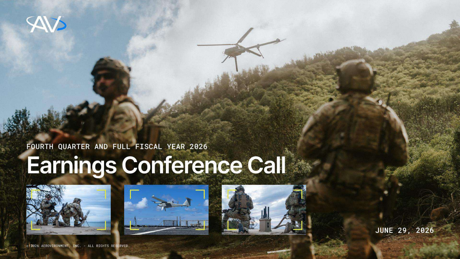 AeroVironment's Q4 2026 Slide Deck