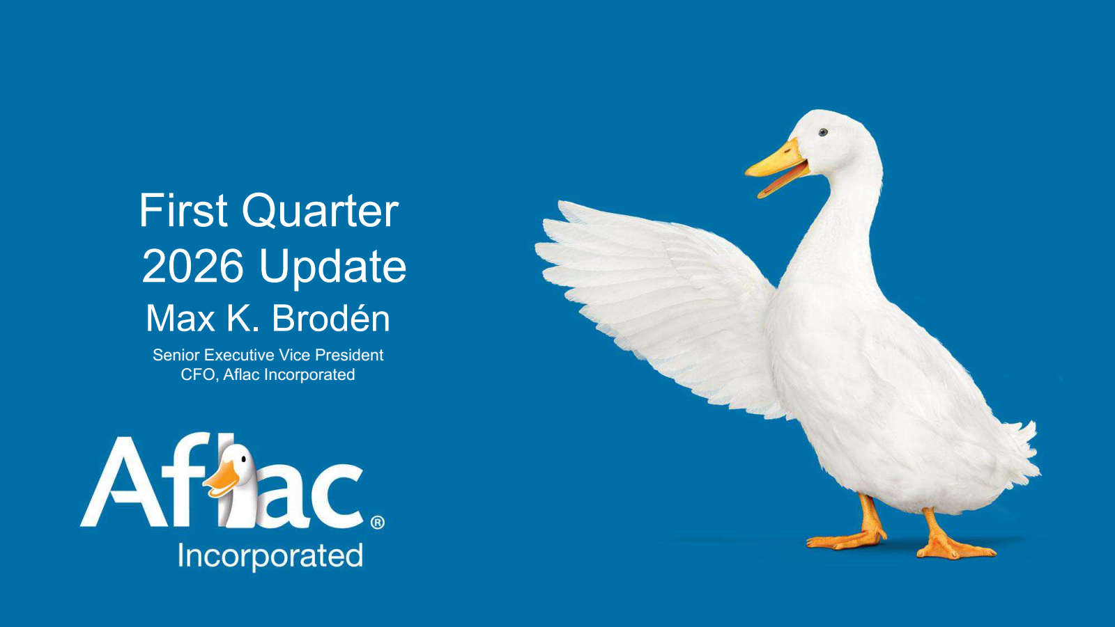 Aflac's Q1 2026 Slide Deck