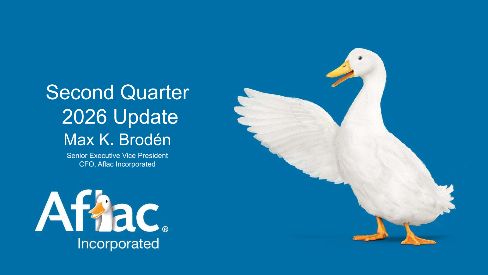 Aflac's Q2 2026 Slide Deck