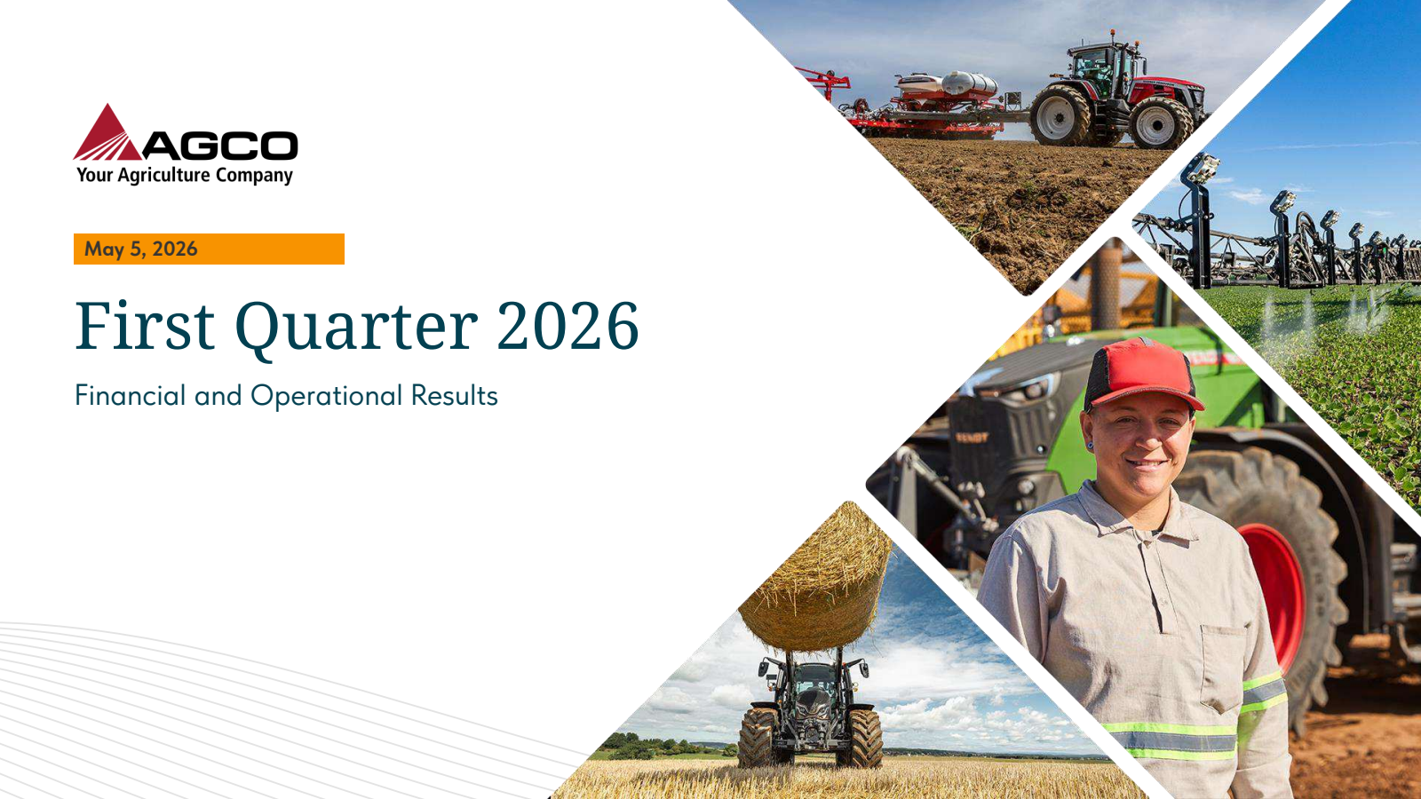 AGCO's Q1 2026 Slide Deck