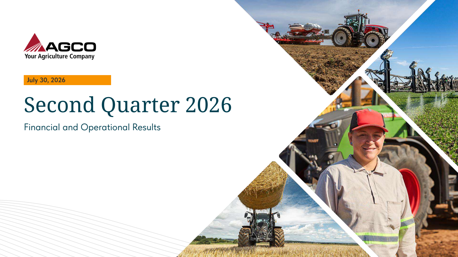 AGCO's Q2 2026 Slide Deck