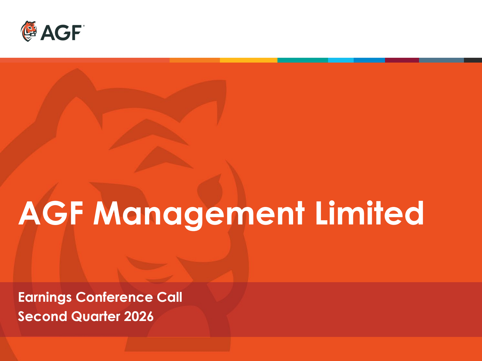 AGF Management's Q2 2026 Slide Deck