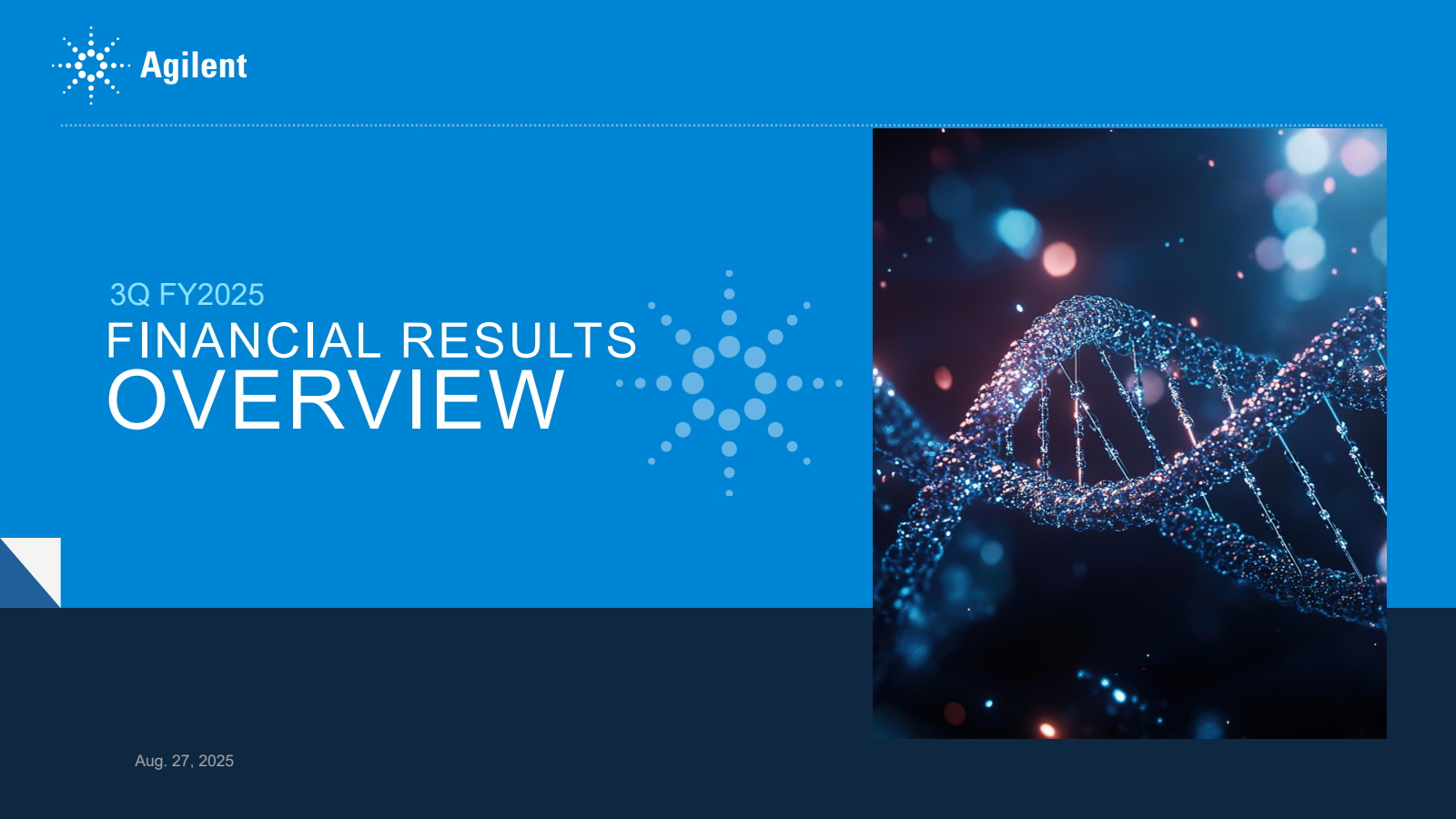 Agilent Technologies' Q3 2025 Slide Deck