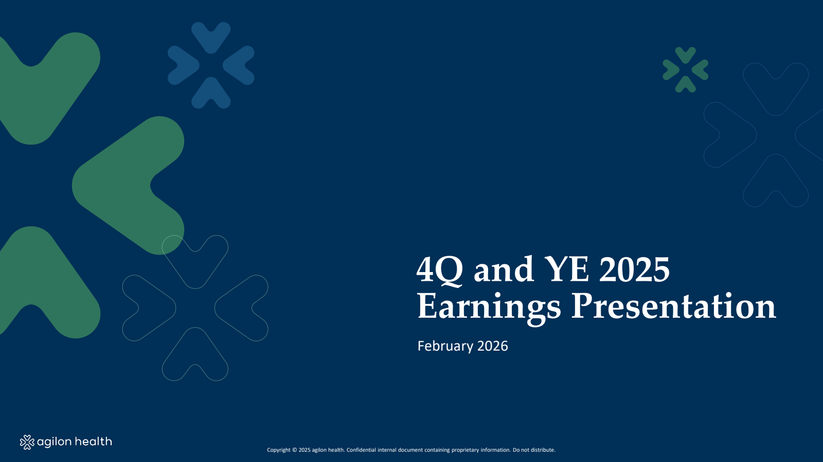 Agilon Health's Q4 2025 Slide Deck