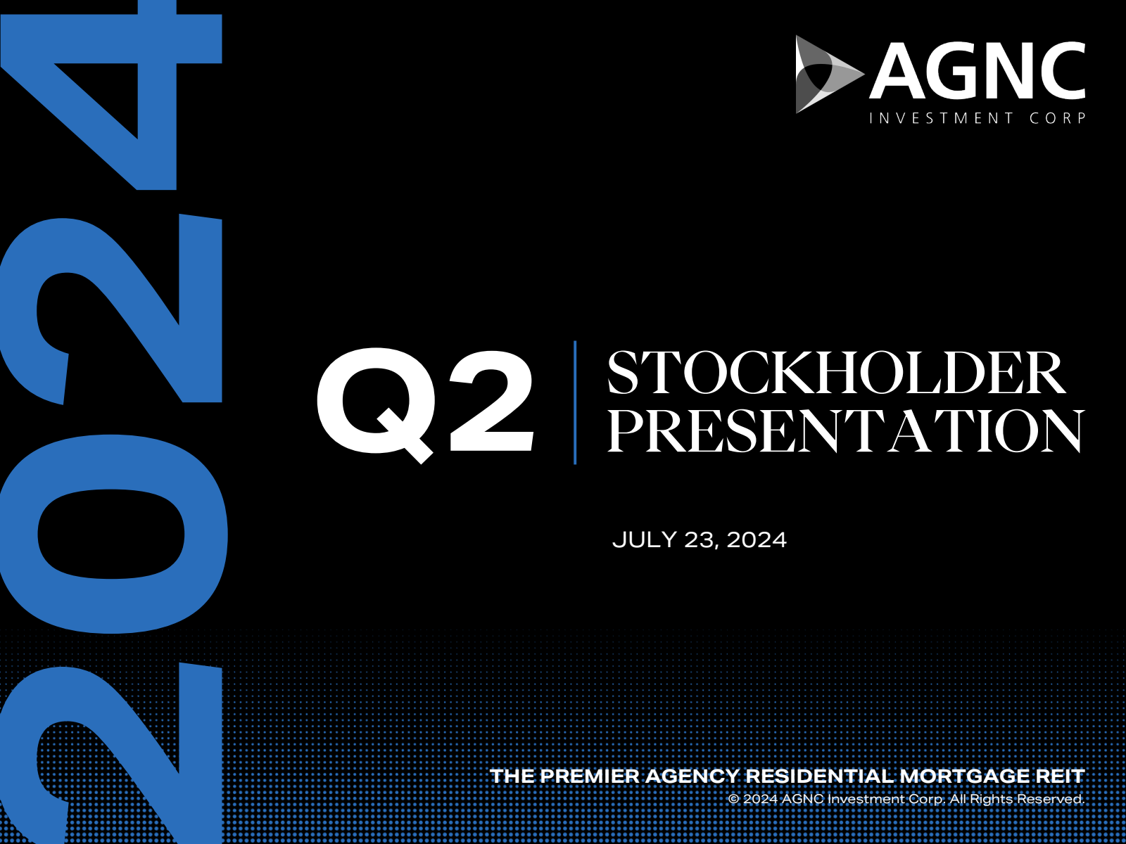 AGNC Investment's Q2 2024 Slide Deck