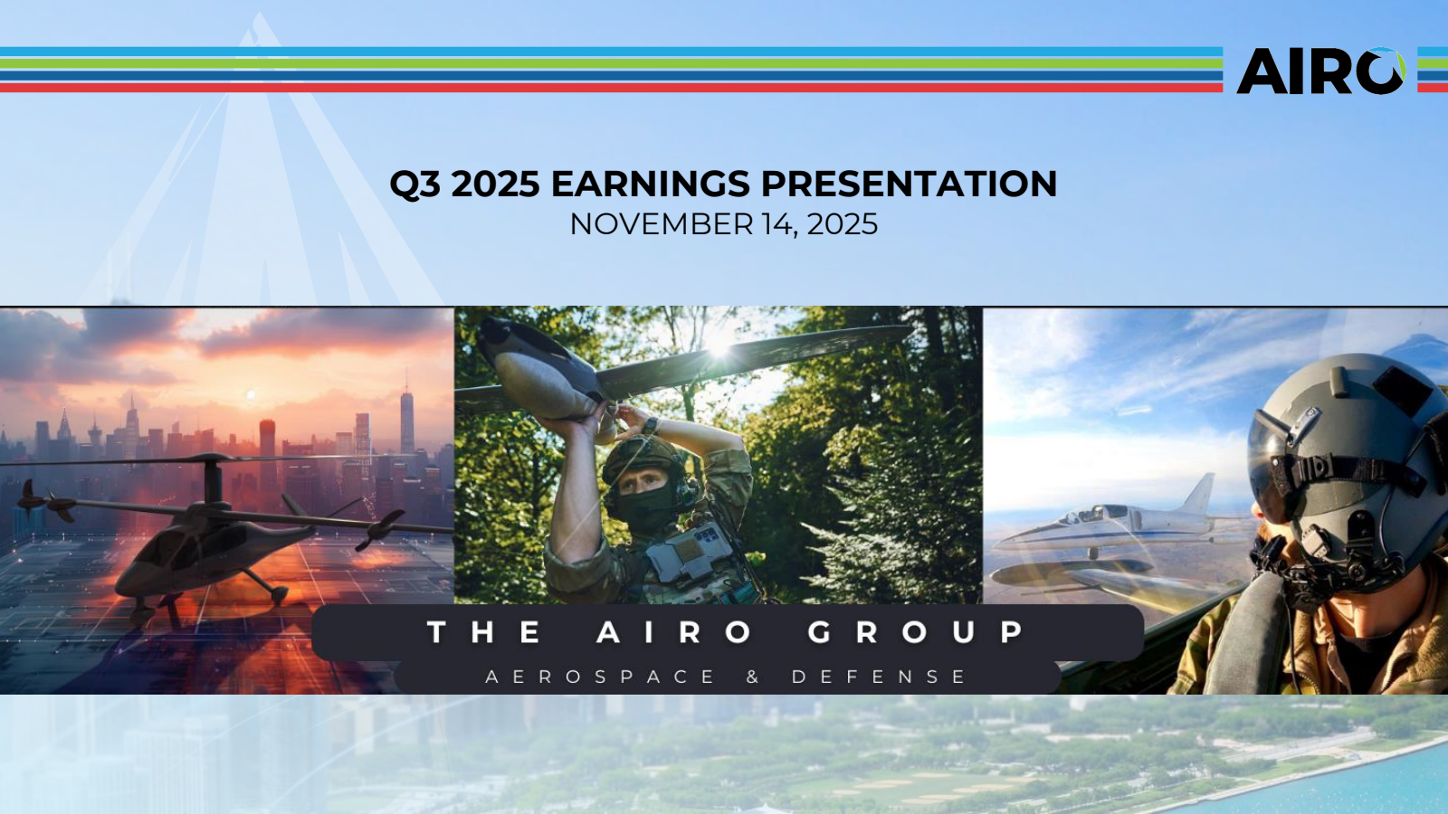 AIRO Group's Q3 2025 Slide Deck