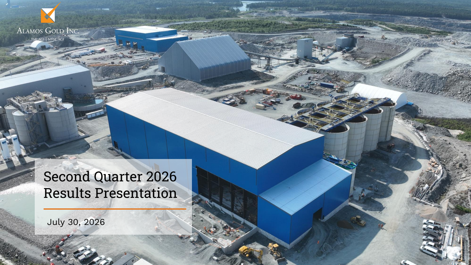 Alamos Gold's Q2 2026 Slide Deck