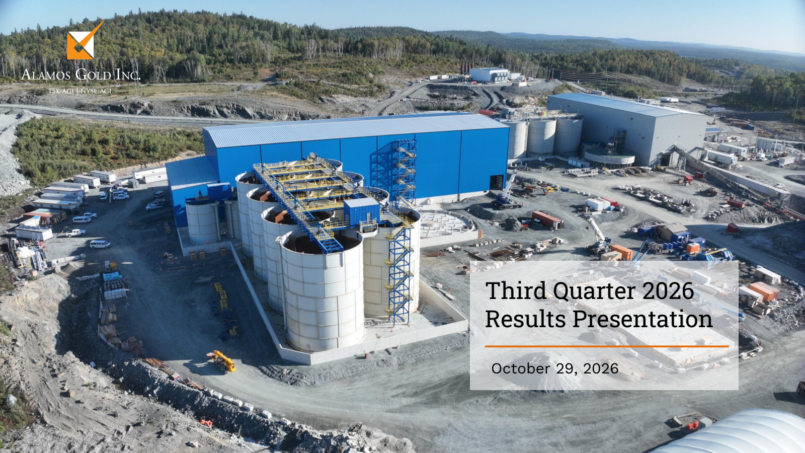 Alamos Gold's Q3 2026 Slide Deck