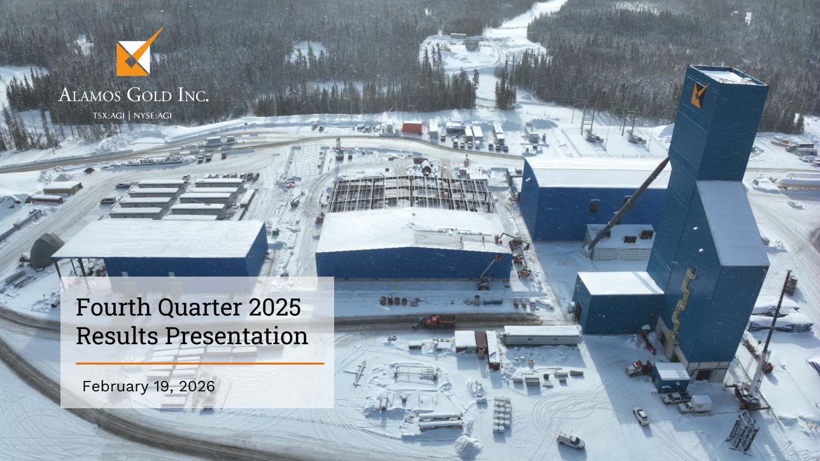 Alamos Gold's Q4 2025 Slide Deck