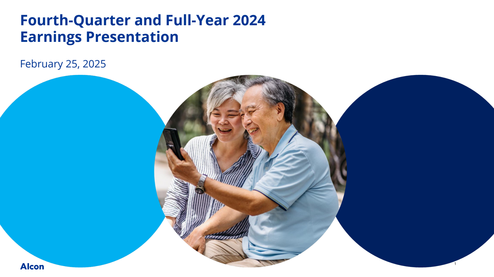 Alcon's Q4 2024 Slide Deck