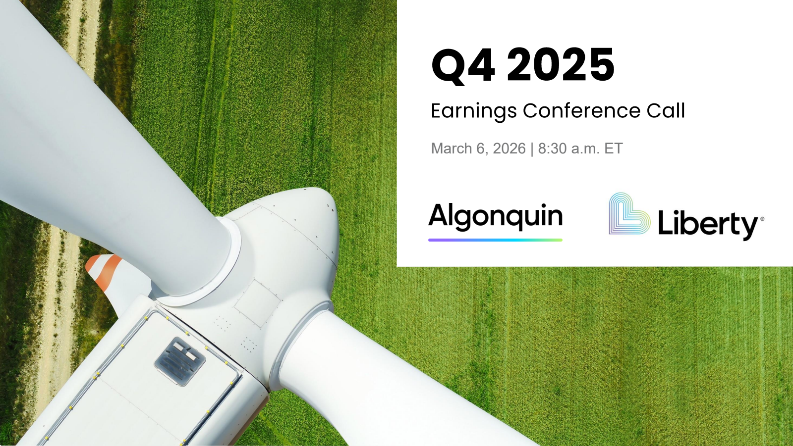 Algonquin Power & Utilities' Q4 2025 Slide Deck