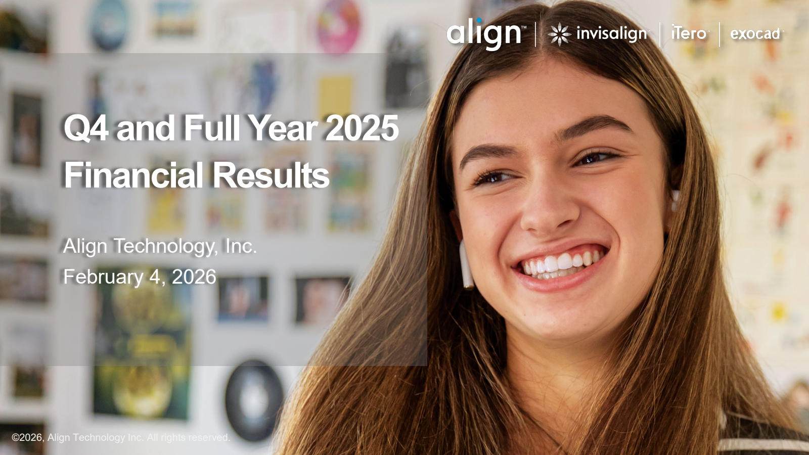 Align Technology's Q4 2025 Slide Deck
