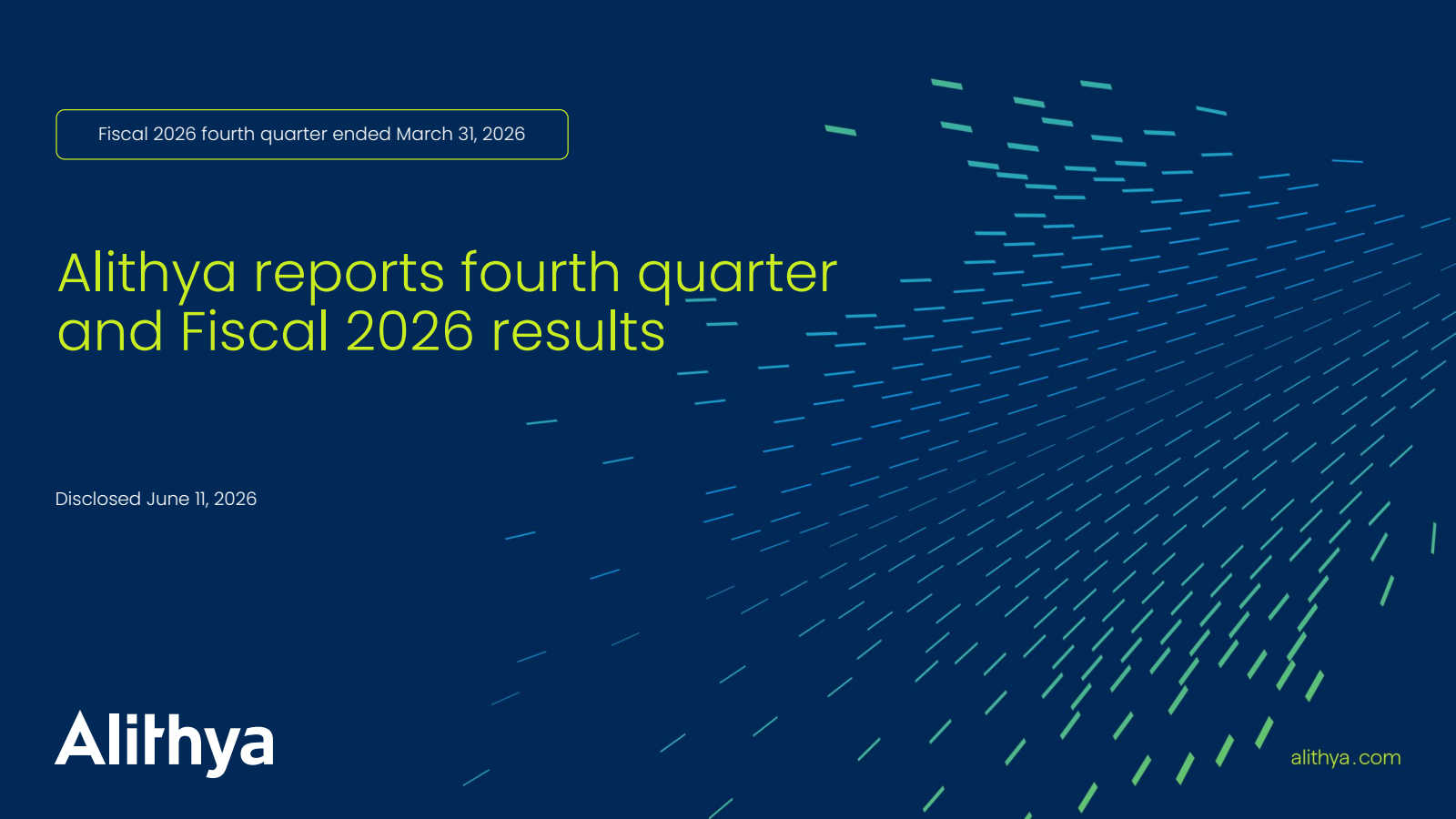 Alithya Group's Q4 2026 Slide Deck