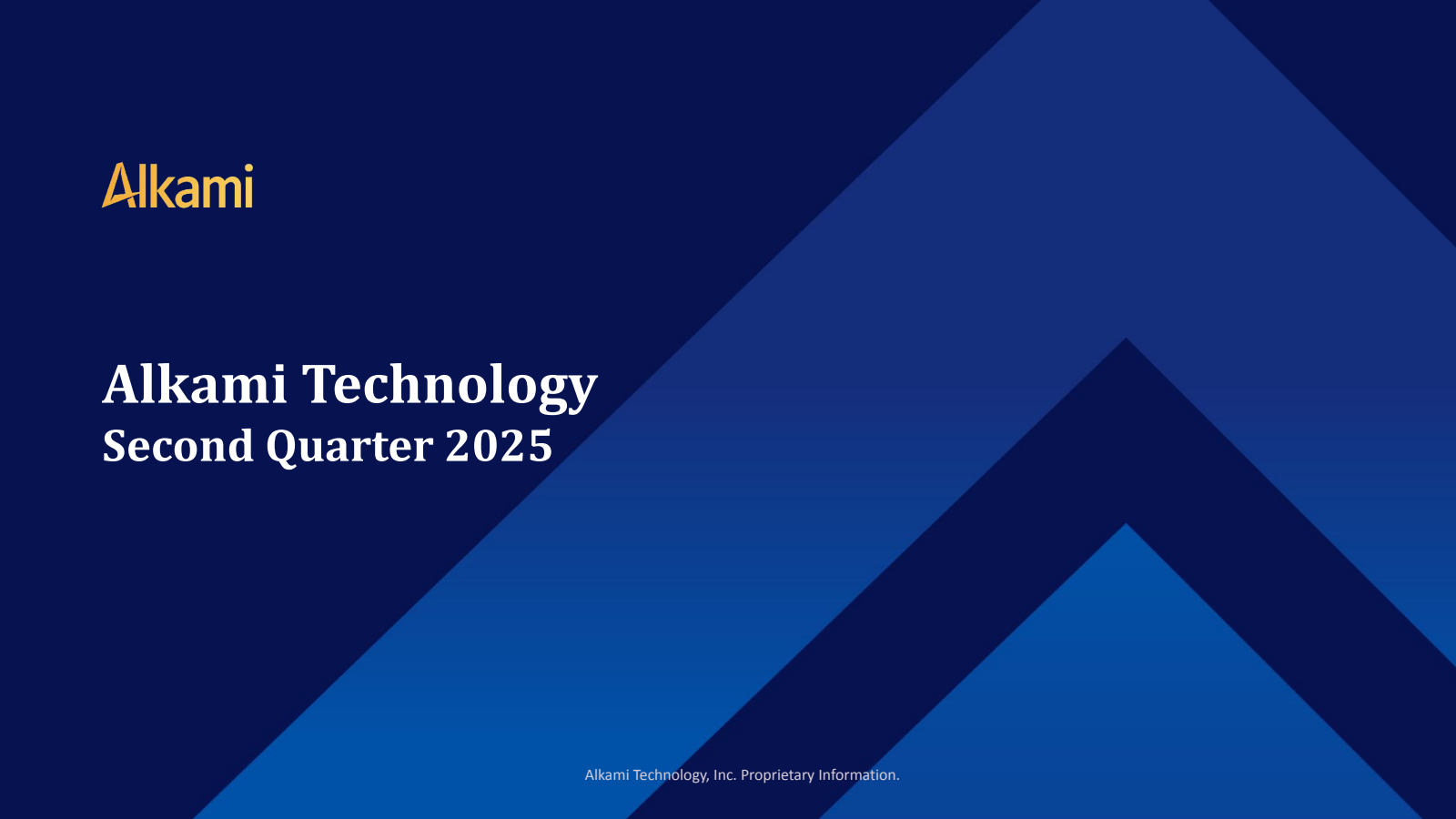 Alkami Technology's Q2 2025 Slide Deck