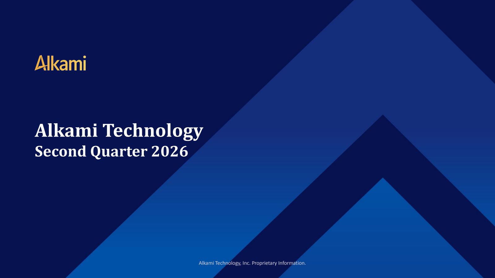 Alkami Technology's Q2 2026 Slide Deck