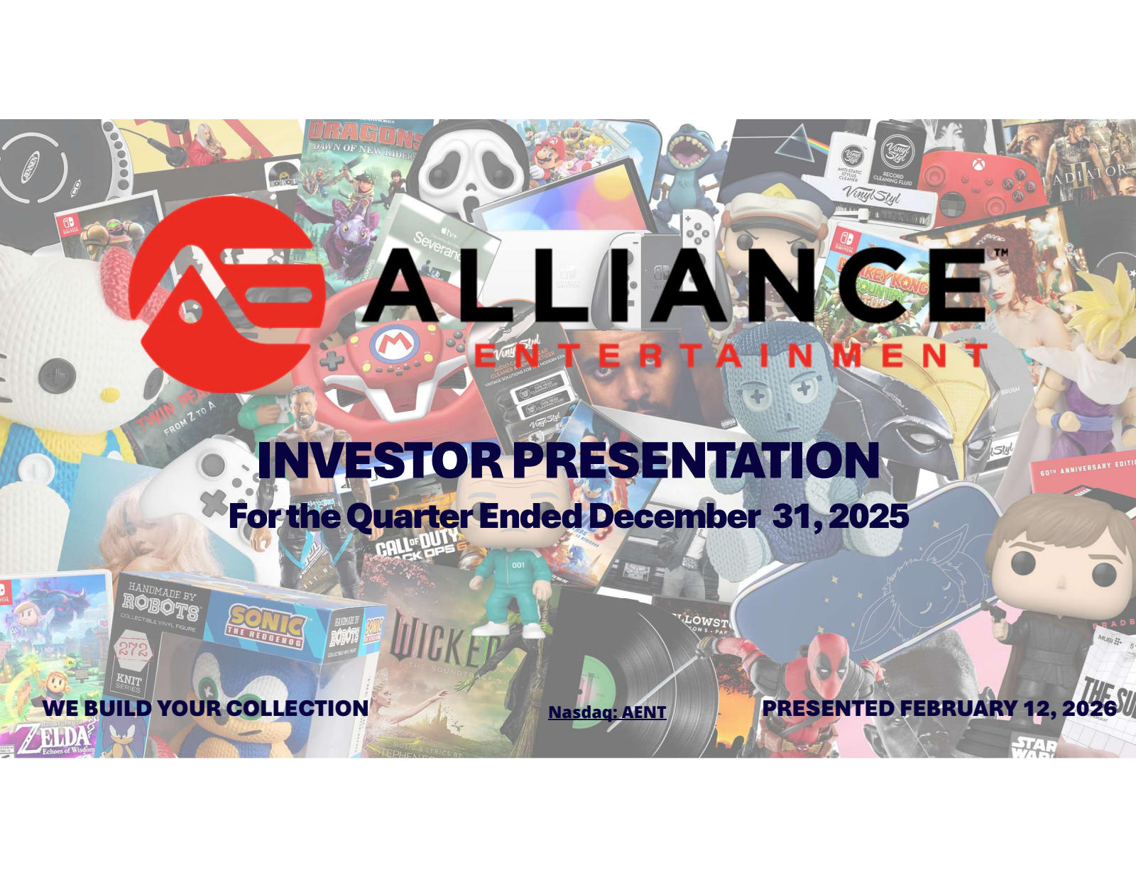Alliance Entertainment's Q2 2026 Slide Deck