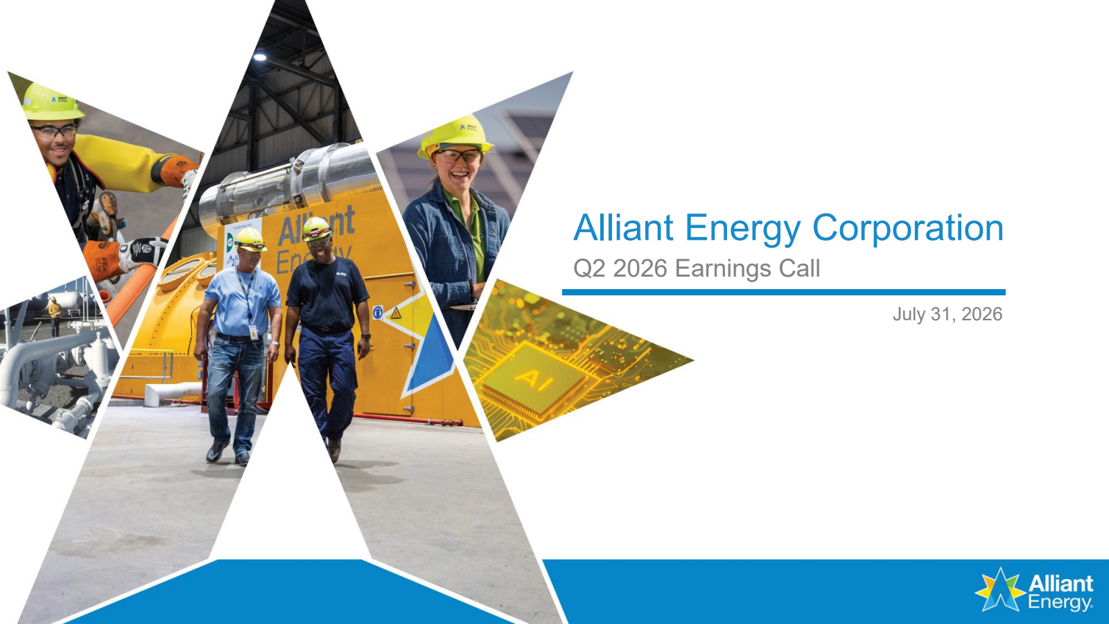 LNT Q2 2026 Earnings Report on 7/30/2026