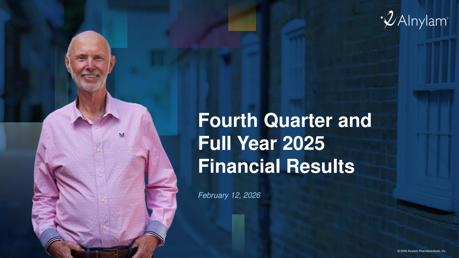 Alnylam Pharmaceuticals' Q4 2025 Slide Deck