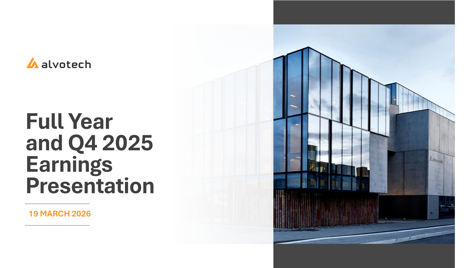 Alvotech's Q4 2025 Slide Deck