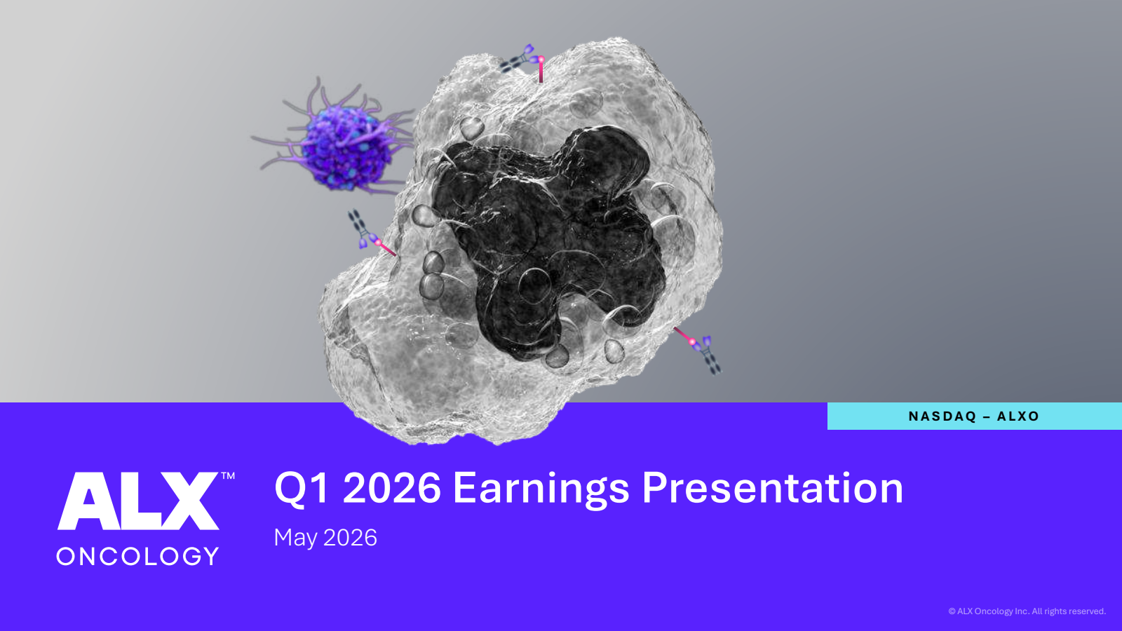 ALX Oncology's Q1 2026 Slide Deck