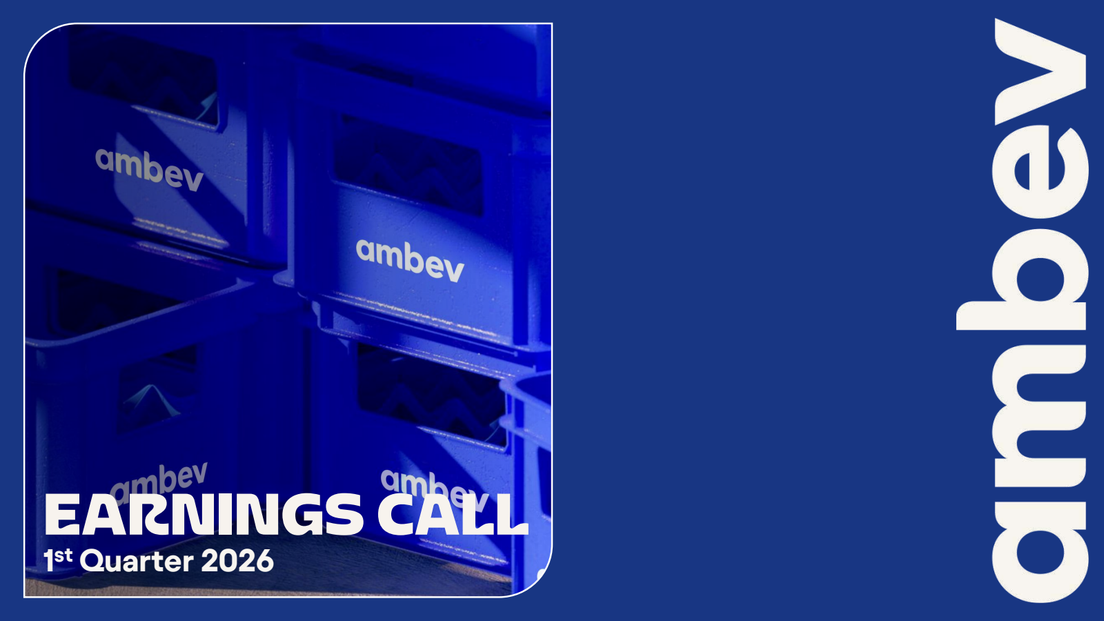Ambev's Q1 2026 Slide Deck