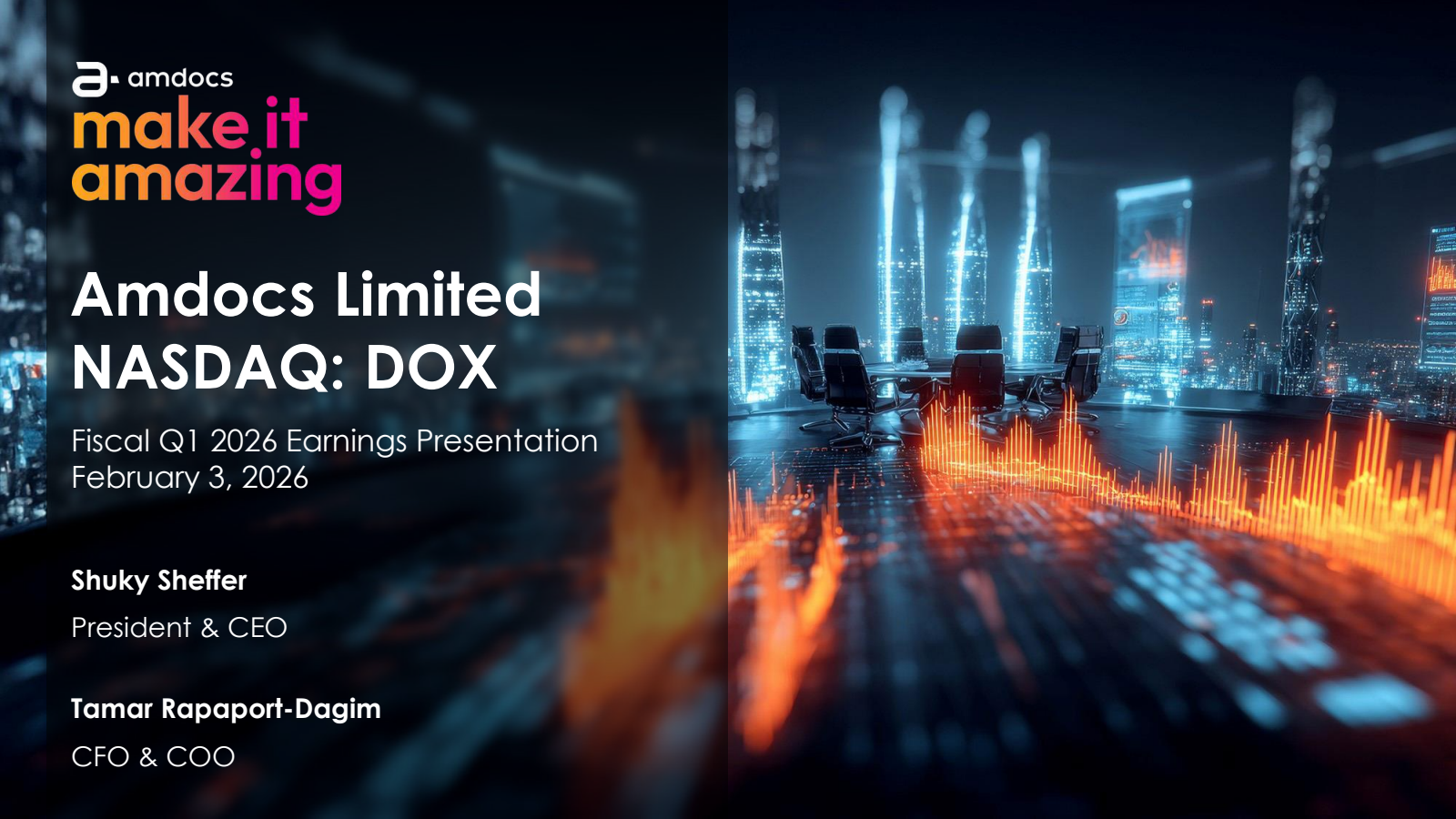 Amdocs' Q1 2026 Slide Deck