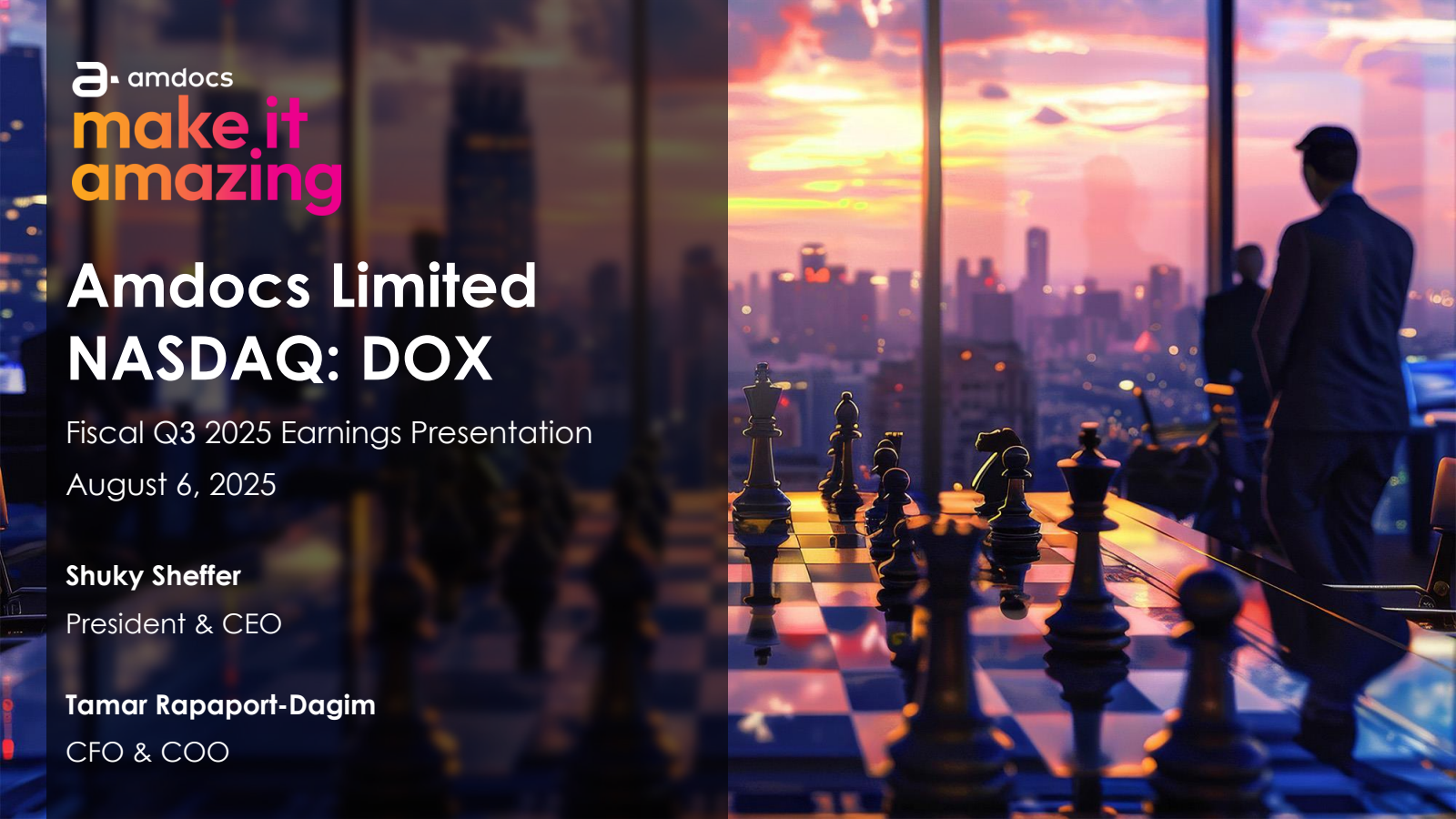 Amdocs' Q3 2025 Slide Deck