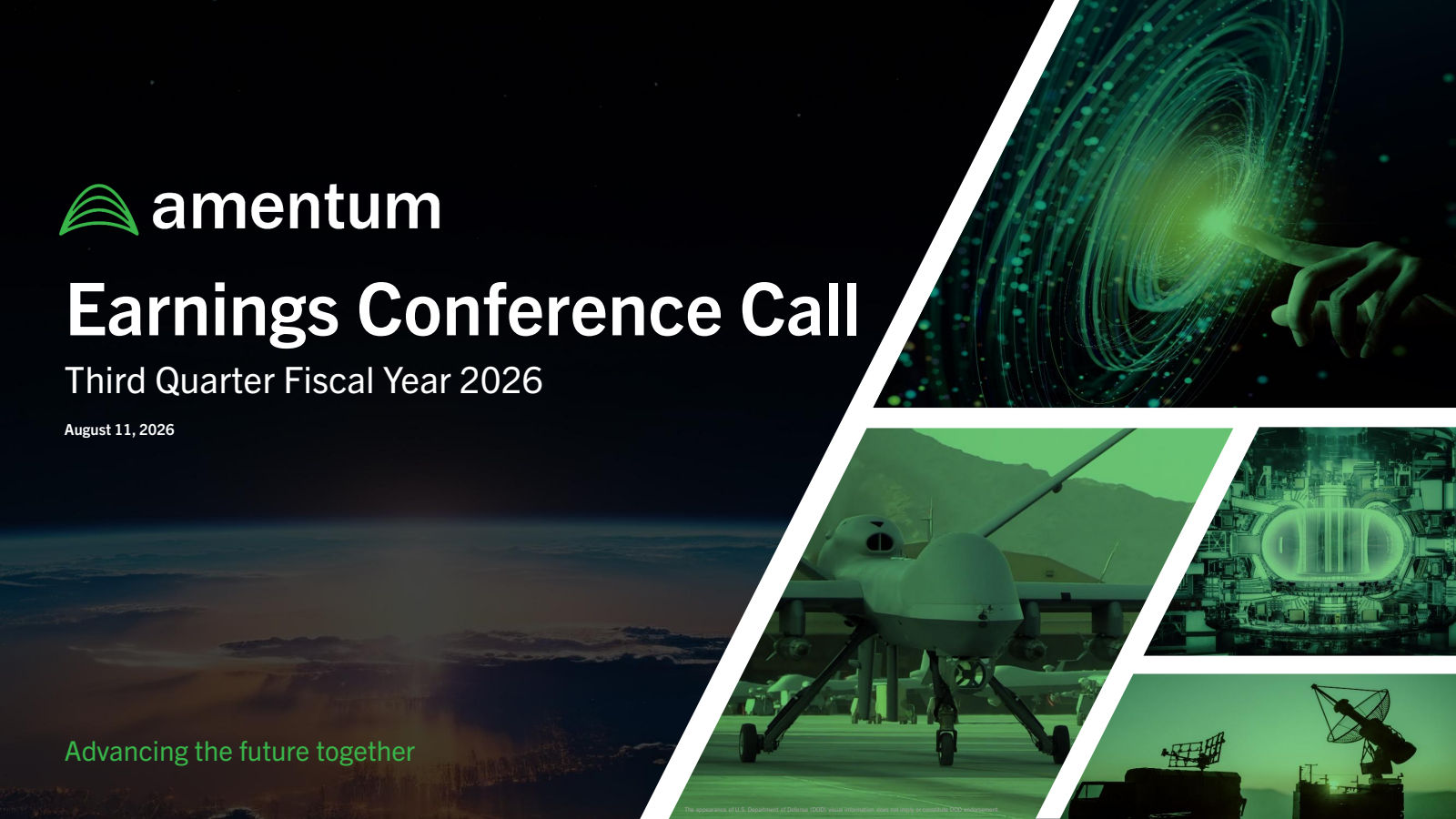 Amentum's Q3 2026 Slide Deck