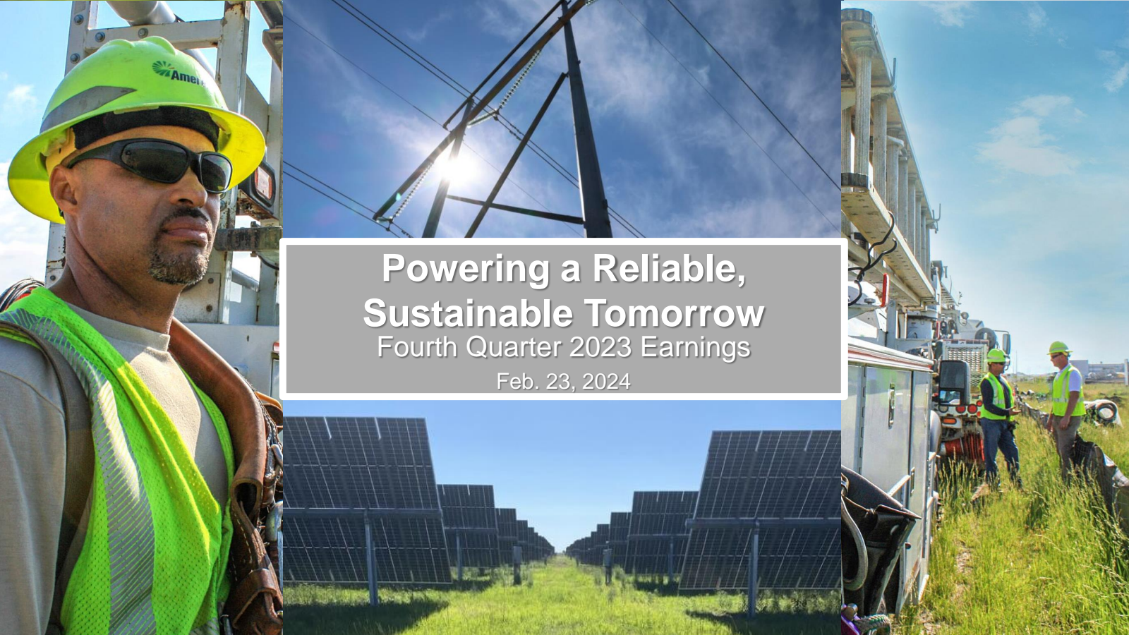 Ameren's Q4 2023 Slide Deck